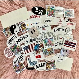 15 PC RANDOM RARE BRANDY MELVILLE STICKERS ☆